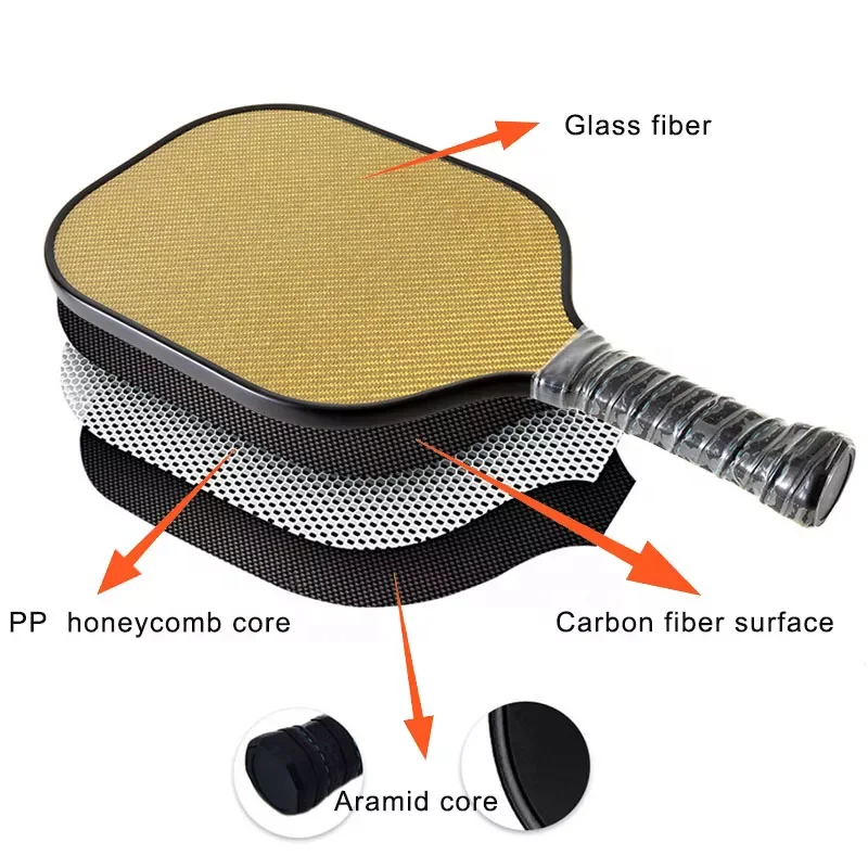 pickleball paddle usapa approved,graphite paddle,pickle ball set,thermoformed pickleball paddle