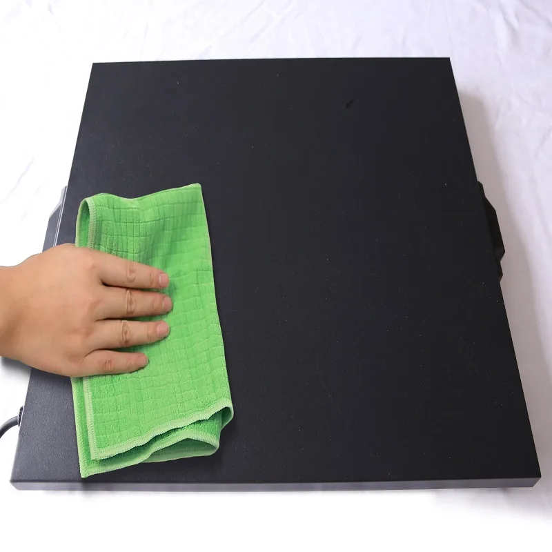 220V Black Metal Heating Board Food Warming Mats With Israel Plug