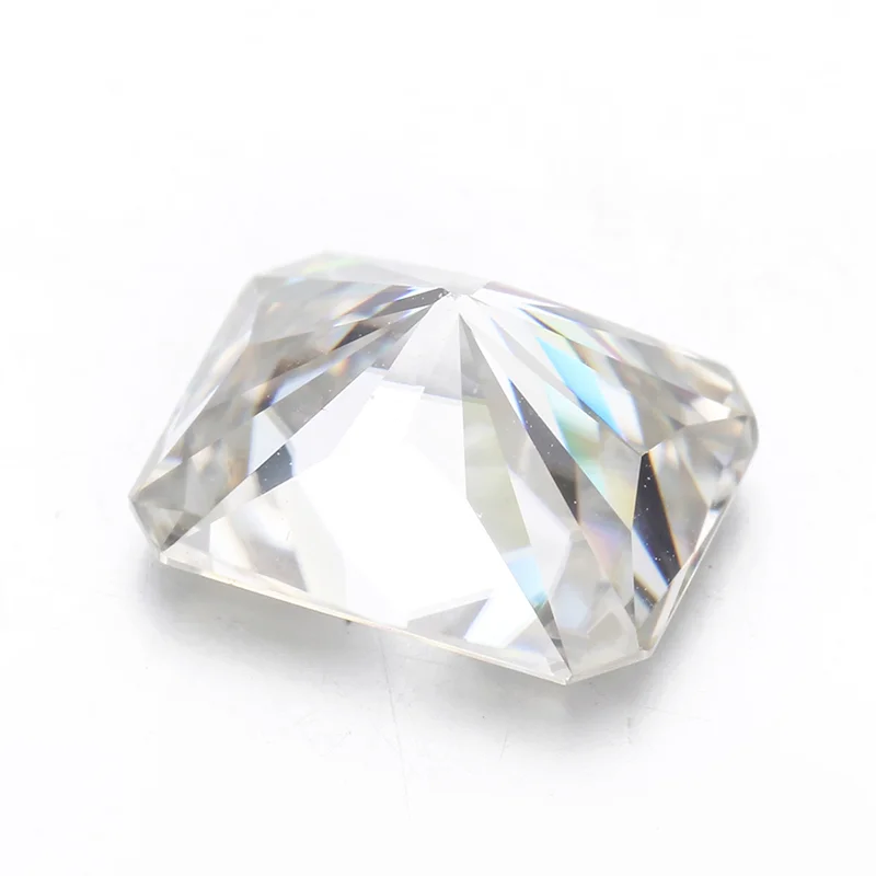 SICGEM Loose Gemstones Moissanite Fancy Cut Radiant Shape  Wholesale D Color VVS Clarity White Loose Moissanite