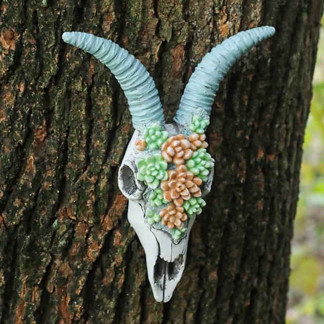 sheep skull bobble head cheap decorating ideas for living room walls Animal Cow Buffalo Bull Skull Head for interior Wall Decor