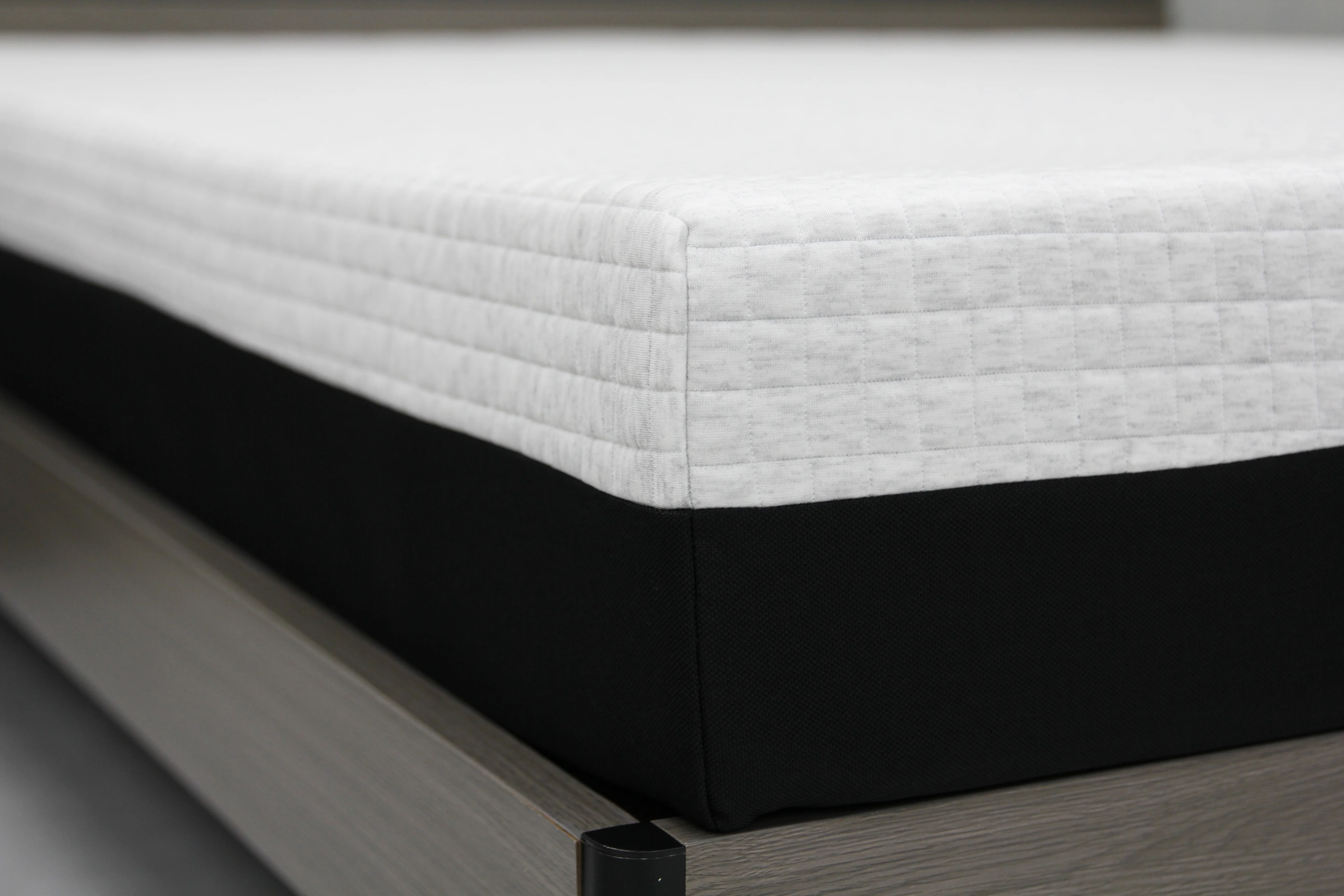 Fabric Quilted with Dacron Foam High-grade Silky Elastic Ripple Fiber Kitted Fabric minimalist style Bagged Memory Foam