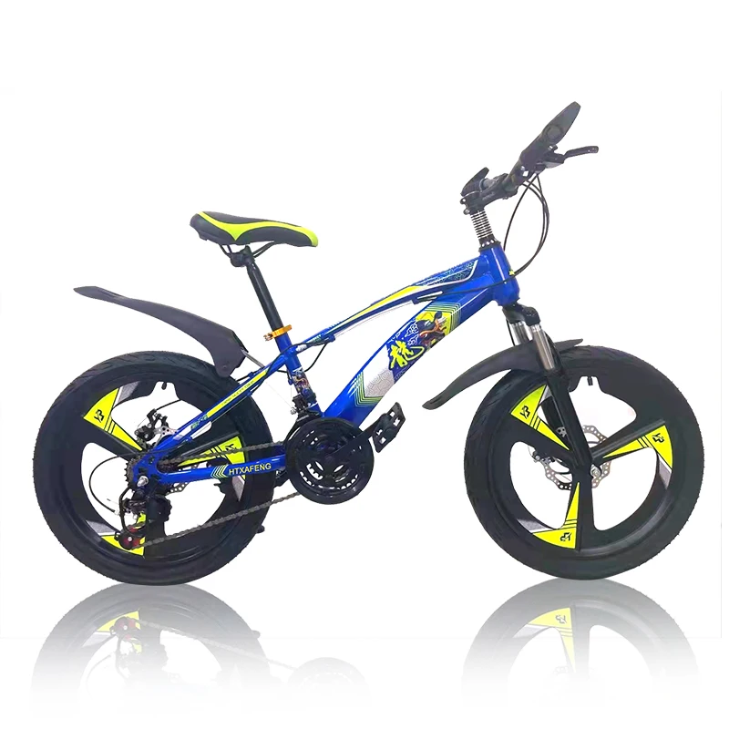 Hot Sale 21 Speed Bicicleta Bicycles Mountain 20 Inch With 3 Spoke Wheel  Mountain Bike For 3-10 Years Old Boy Girl