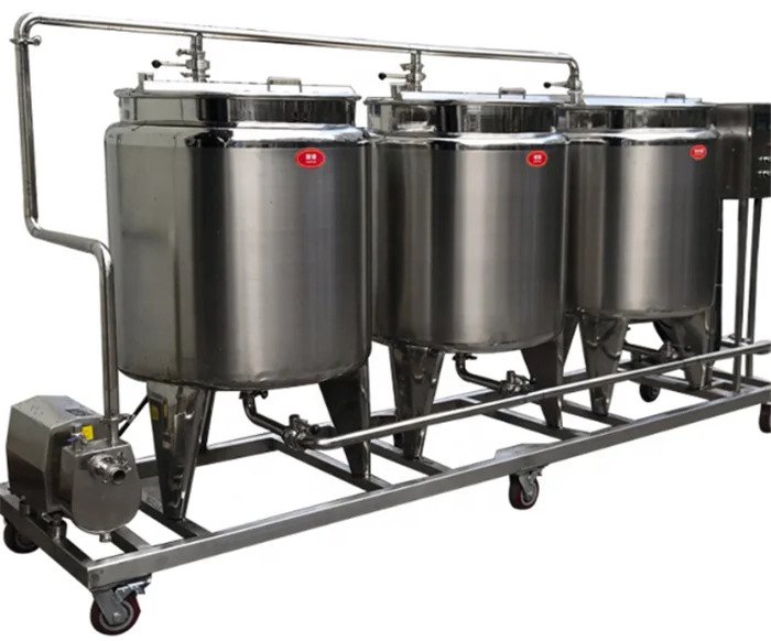 Санитарный резервуар для хранения вина из нержавеющей стали с боковой люлью и затемняющей крышкой