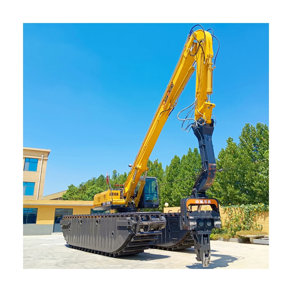 Shanzhong swamp amphibious dredger Sand dredger SZ380C multipurpose excavator for sale