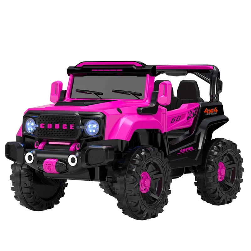 Four Drive 6V/7A Battery 2 Seats Electric Car Kids Off Road Children Baby Toy Car Ride on Car for Kids to Drive Remote Control.