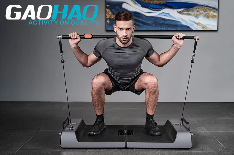 GAOHAO Training Sport Multi Training Station Gym Weight Lifting Training Station With App function