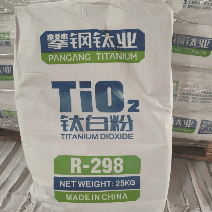 Manufacturers direct Sichuan Pangang R-298 rutile titanium dioxide coating plastic
