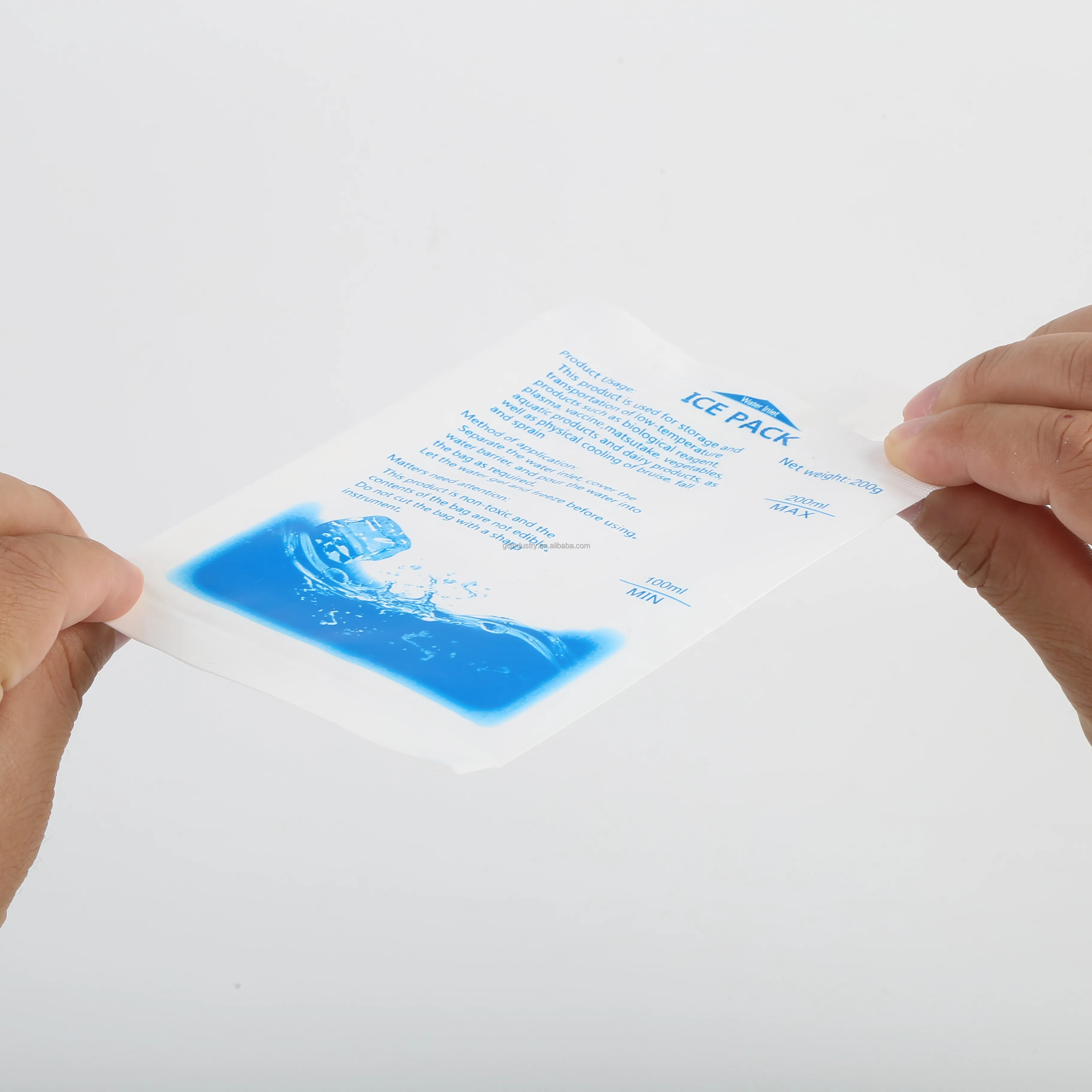 gel ice pack reusable ice packs 200ml to 1000ml for cooler box and cold chain delivery cold storage