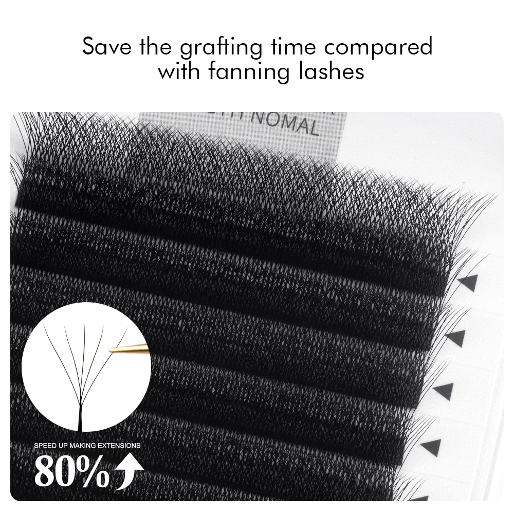 Lash Extension supplies Matte Black  YY W Lashes Volume  Premade Fan Lashes 3D 4D 5D Clover Eyelashes