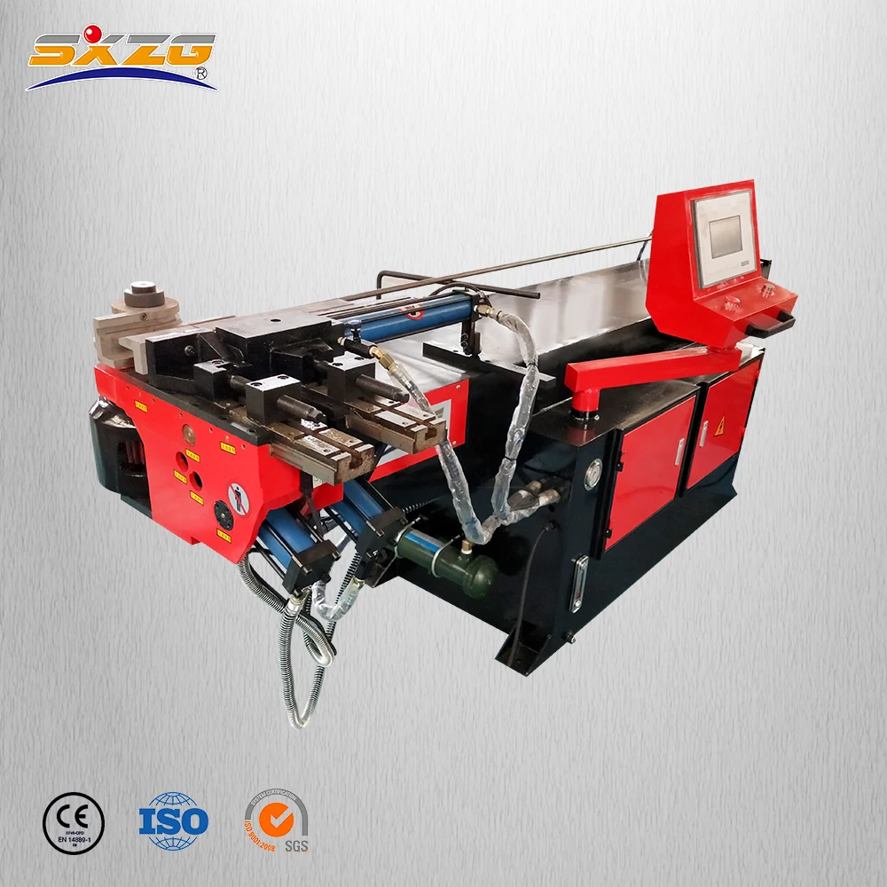 1 2 3 4 inch hydraulic manual pipe bender and SXZG automatic SS MS NC pipe bender machine