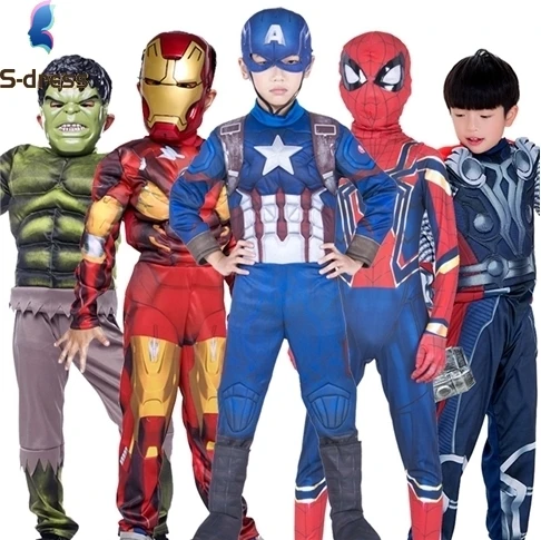 2022 HOT  superhero halloween costume for kids!!NEW
