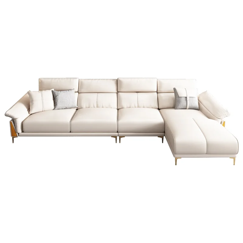 Chinese supplier direct selling best living room furniture set sofa combination Soft Case leisure leather sofa