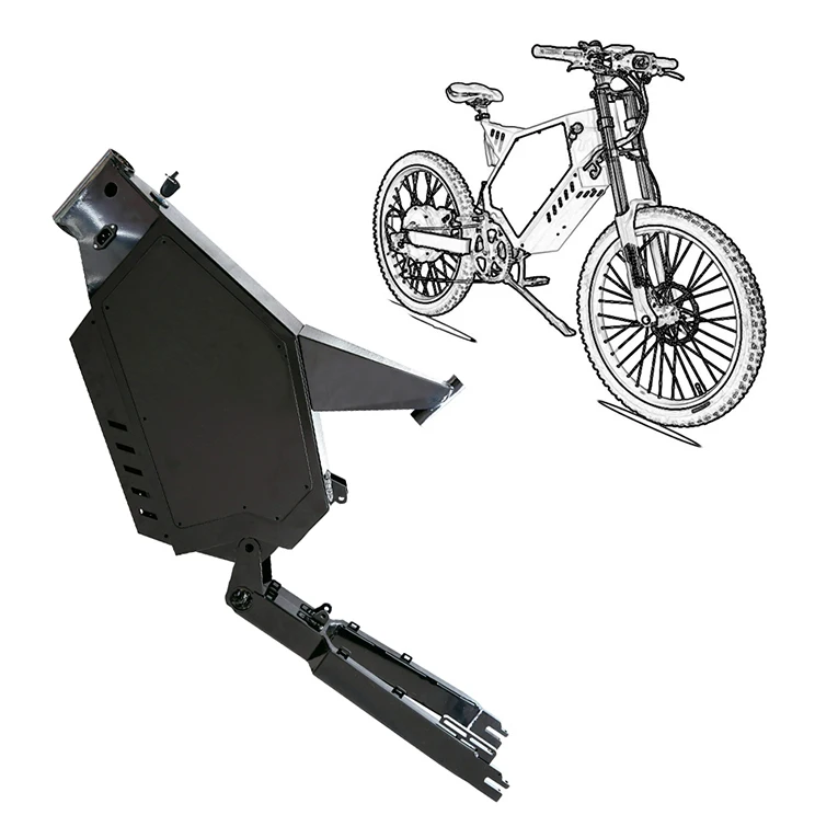 Electric Bike Frame Mtb Full Suspension 20 Inch Ebike for Bicycle