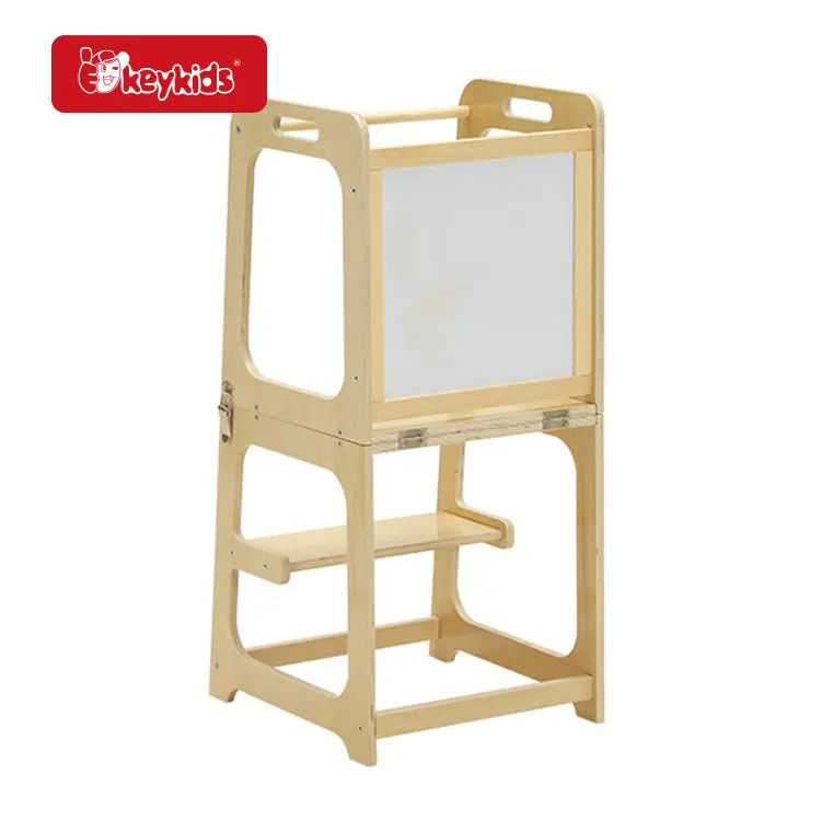 4 в 1 детский кухонный табурет-помощник башня Деревянный Детский табурет с классной доской W08G386