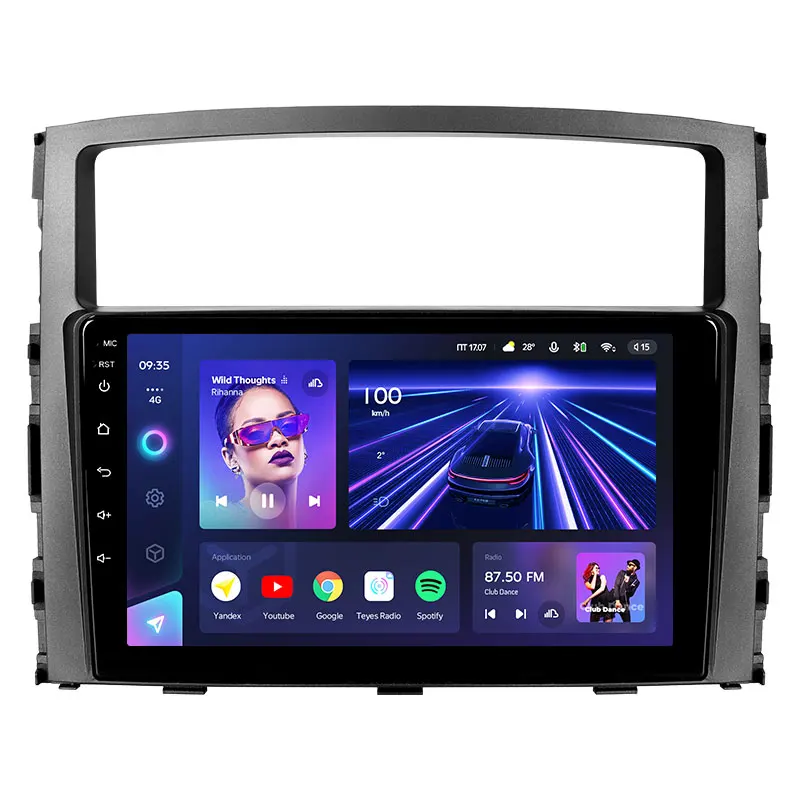 Автомагнитола TEYES CC3 для Mitsubishi Pajero 4 V80 V90 2006-2014 мультимедийный видеоплеер стерео 2 din