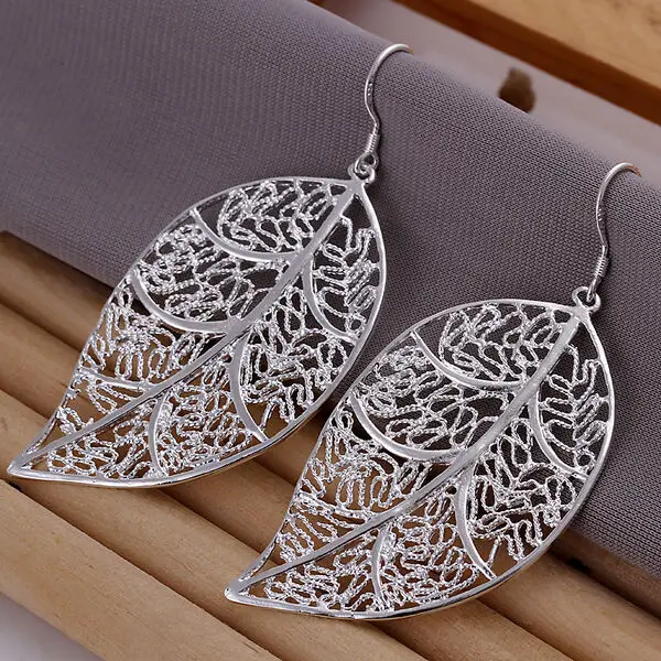 Most Selling Fine Jewellery 925 Sterling Silver plated Chandelier Hoop Pierced Earrings for Womens from India