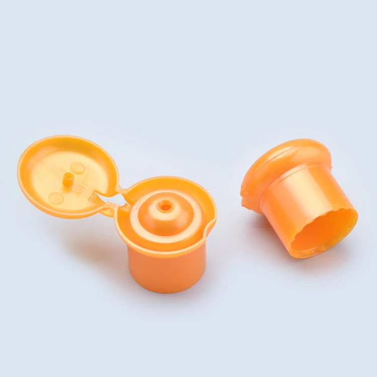 Custom liquid detergent bottle mushroom cap plastic flip top cap