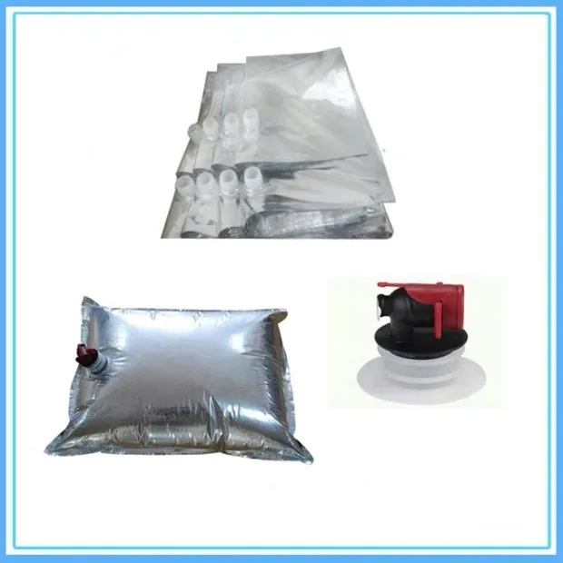 KAPACK Semi Automatic Bib Aseptic Bag In Box Filling Machine For Wine Juice Milk Water Liquid