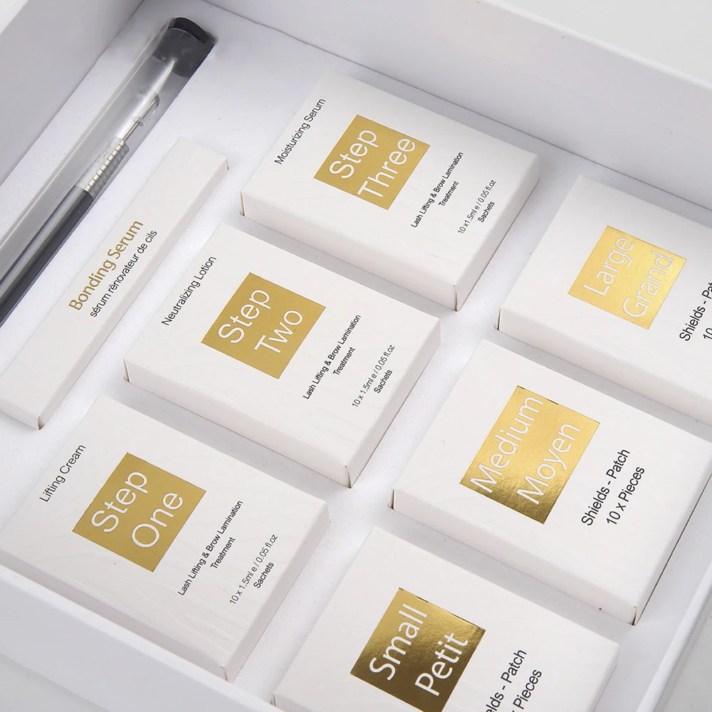 Eyelash Lamination Custom Logo Lash Lifting tool shields rods pads brow lamination kit professional Lash lift Kits