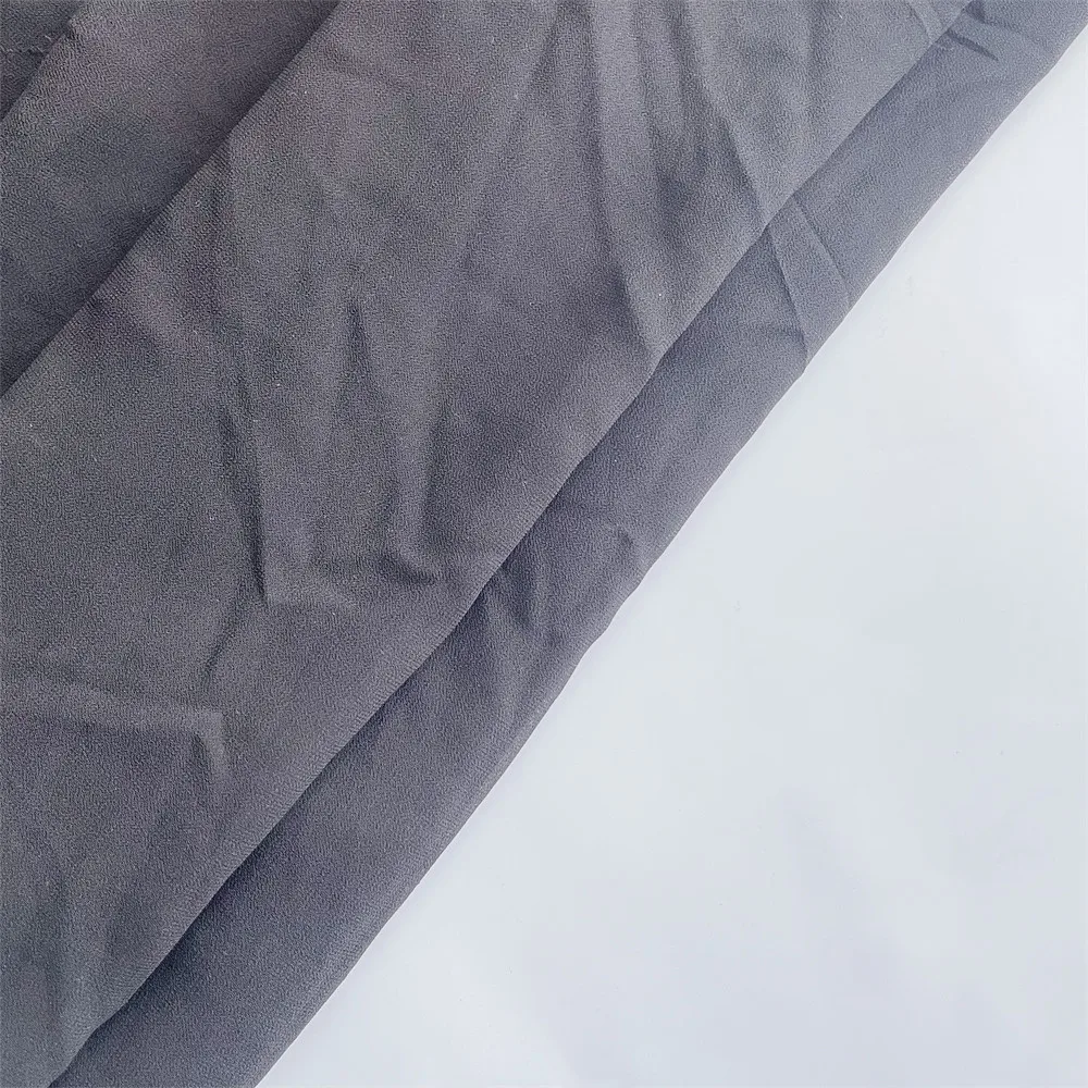 korean polyester moss crepe plain fabric moss crepe chiffon printed manufacturers for hijab