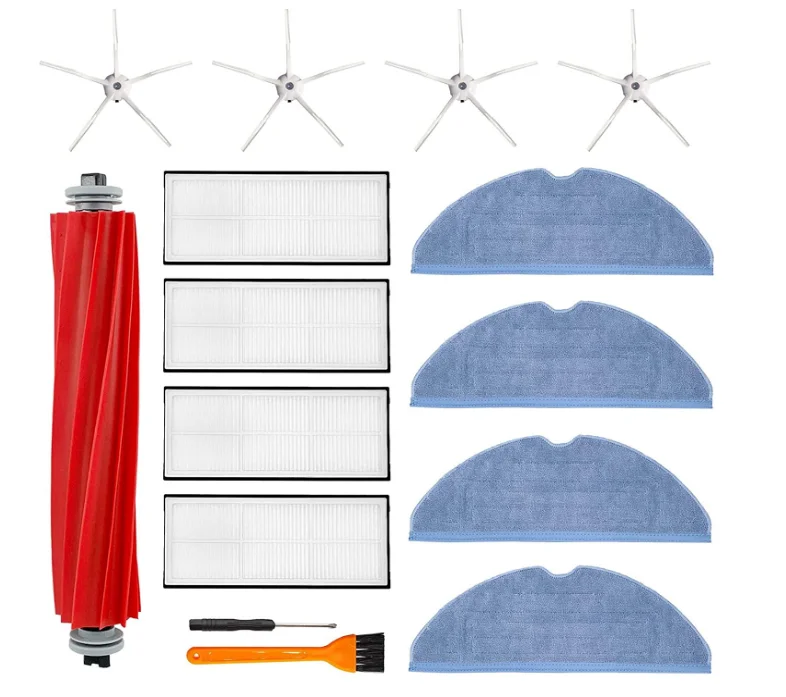 Replacement Parts Kit Main Brush Side Brushes & Filters for Xiaomi Roborock S7 T7S T7 Plus Vacuum Cleaner Parts Accessories
