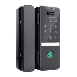 Smart Lock Door Home Doorlock Biometric Electronic Wireless Deadbolt Waterproof smart glass door lock