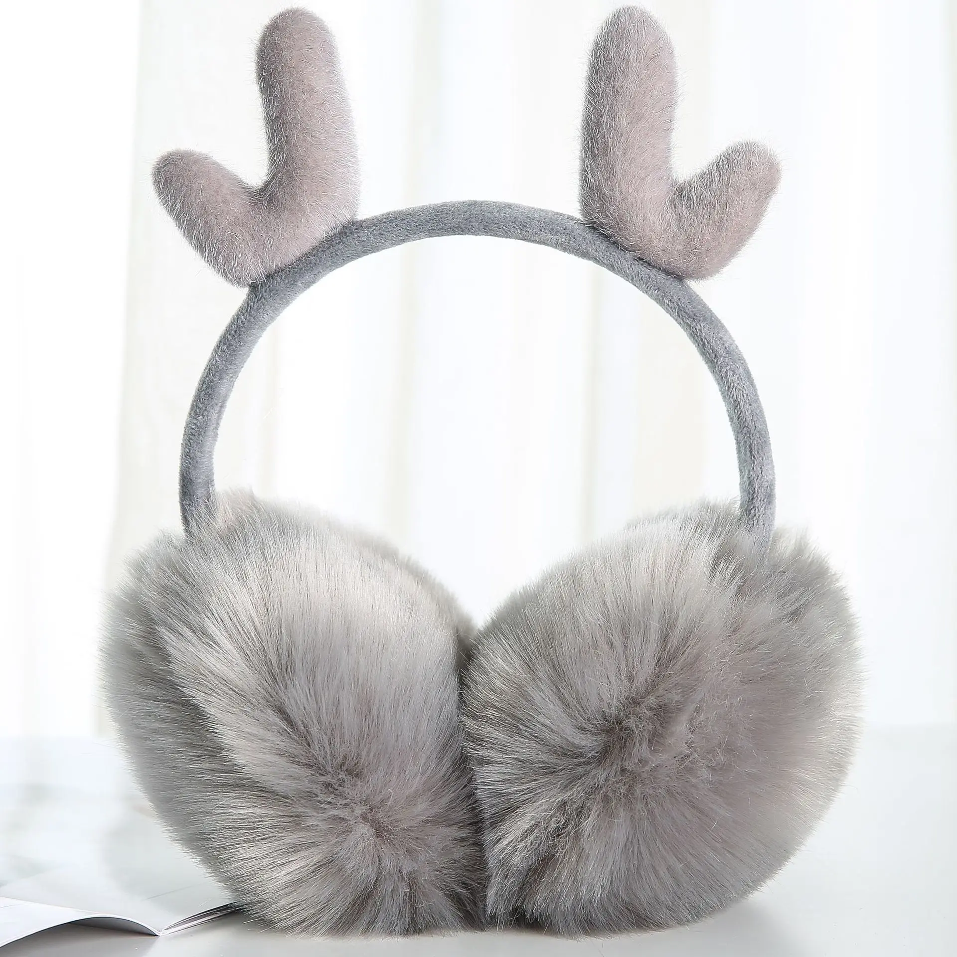 Fashion New Artificial Fur Earmuffs Cute Fluffy Plush Earmuff Comfortable Winter Warm Earmuffs