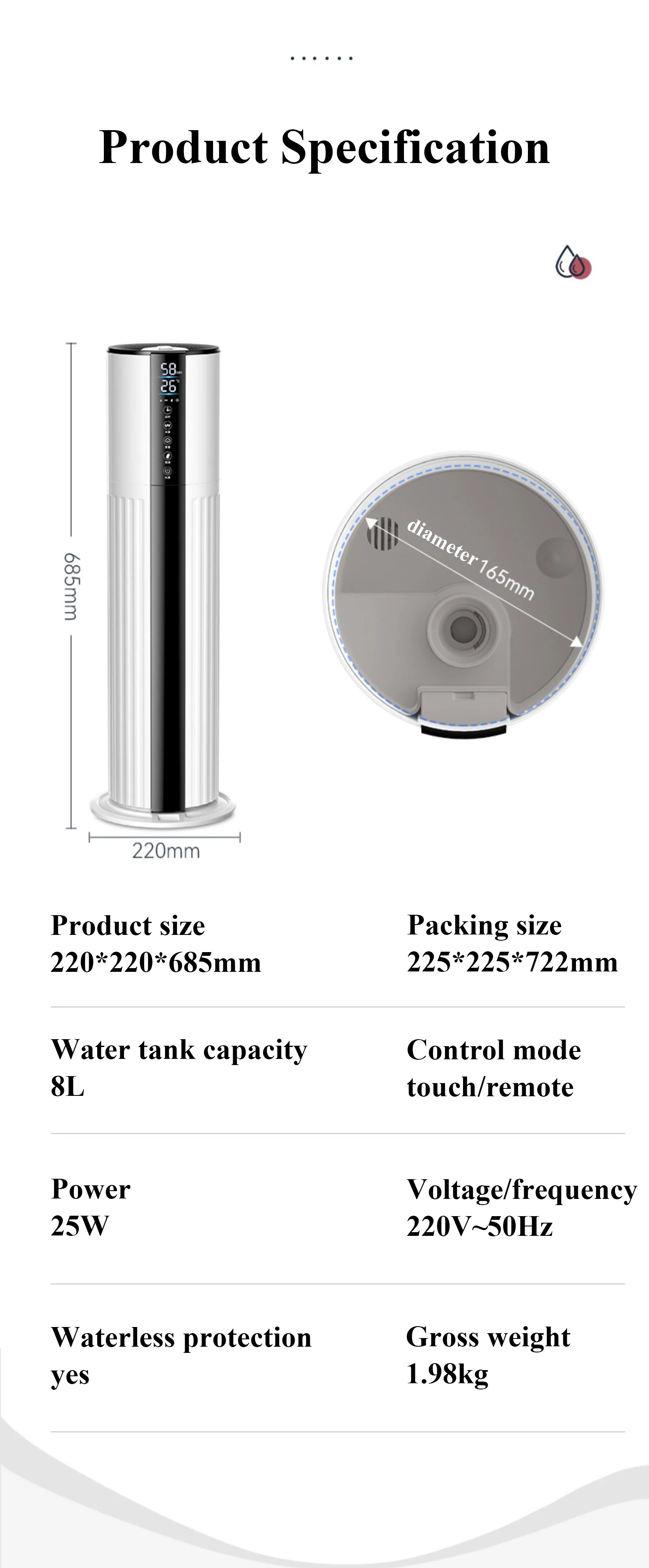 RUNAL Smart Runer Runeral New Technology Innovative Products Model Business Ideas Ultrasonic Air Humidifier