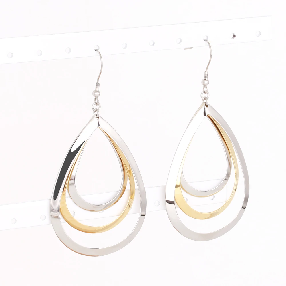 New Arrival Ear Piercing Jewelry Hypoallergenic Irregular Earring Hook Stainless Steel Designer Dangle Drop Earring For Women