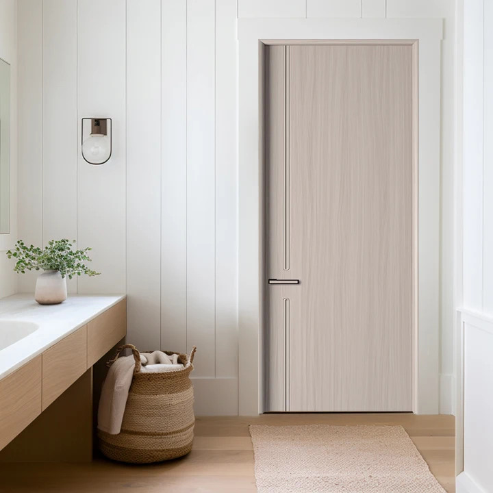 Homely Interior Modern Wood Door Designs Internal Veneer laminated Wood Door Prices for Houses