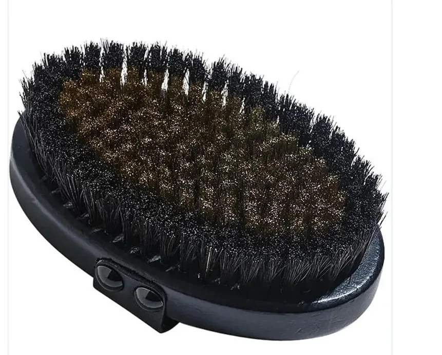 Custom logo wooden board coopper brush body bath brush