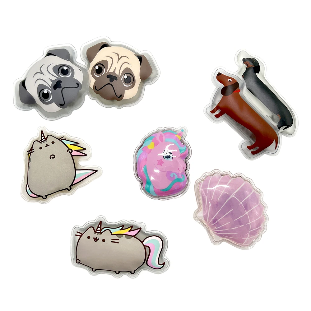 Custom Reusable Magic Click Heat Packs metal disc Hot Pad Magic Cute gel hand warmers