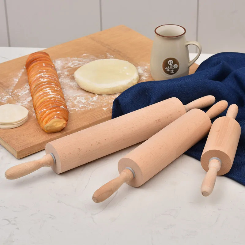Wholesale Kitchen Tools Protection Lotus Rolling Pins Wooden embossing rolling pin