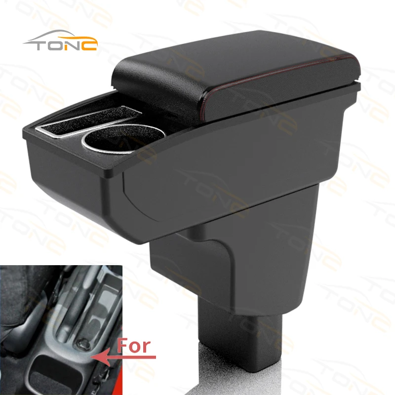 TONC Car Interior Accessories Seat Armrest Console Storage Organizer Box Universal Car Armrest For Hyundai I10