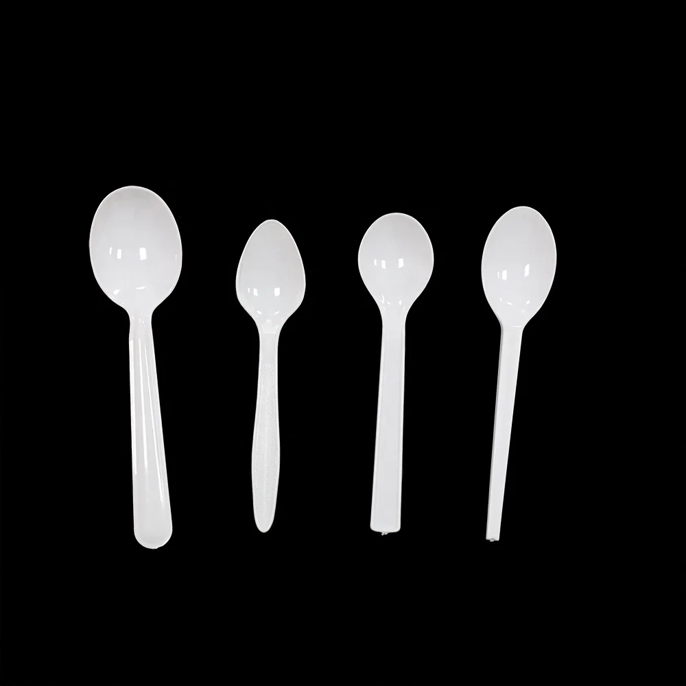 Bulk Package of Disposable  Fork Knife Spoon for Food Fruit Ice Cream or Yogurt Cake