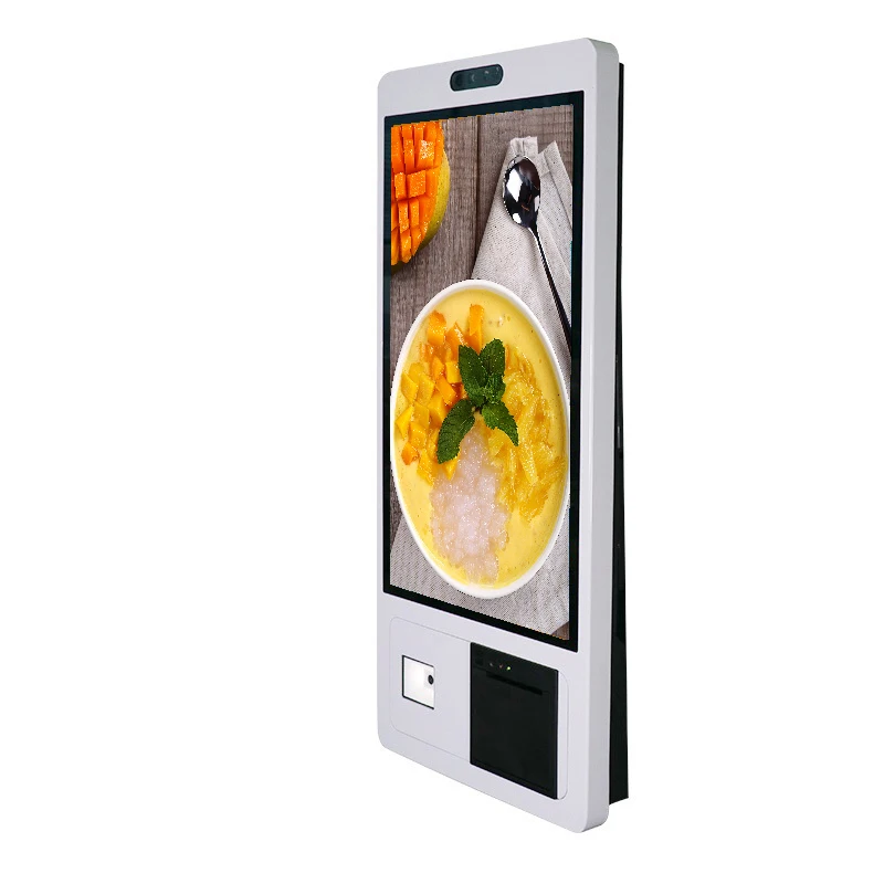 24 inch self-service payment indoor fast KFC self service kiosk for ordering food