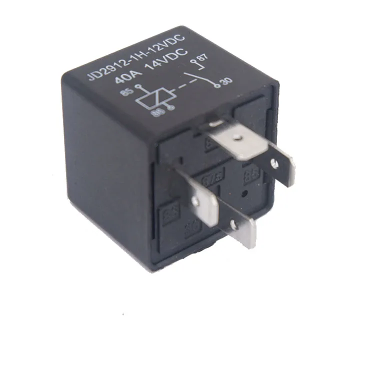 JD2912 SPST Motorcycle Relays 12V 40A Car Relay Relay 12V 4 pin for Automotive