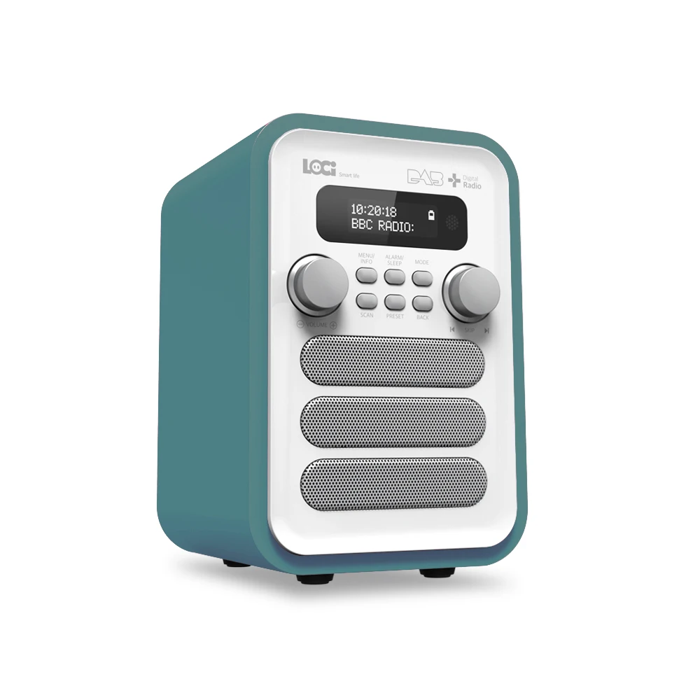 
Wooden ABS Portable DAB+ FM RDS Radio Digital DAB Receiver 