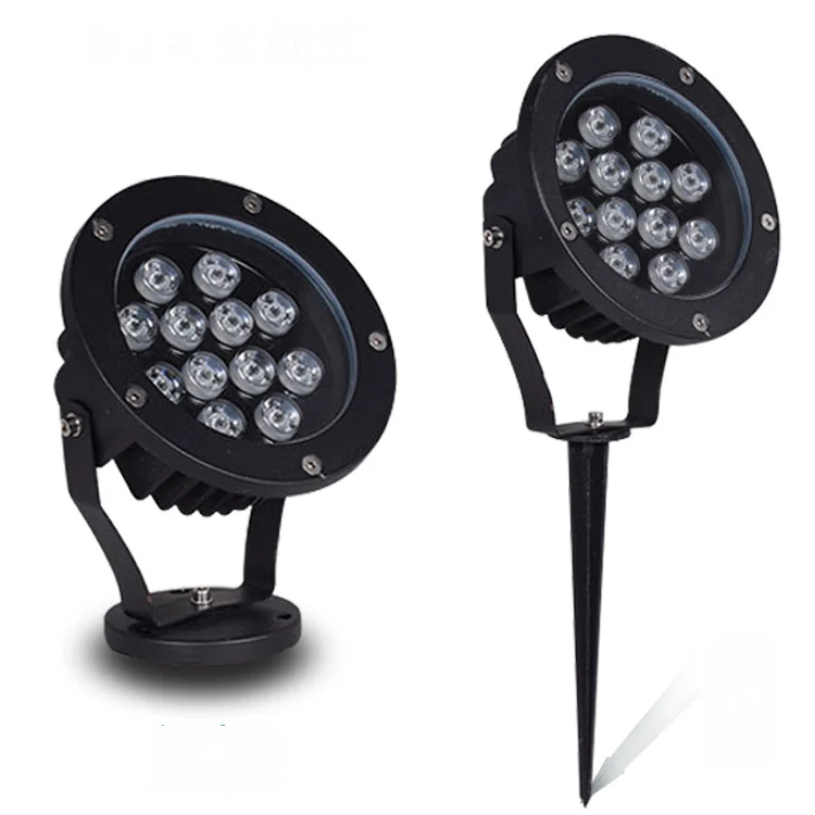 220V 110V Outdoor LED Garden Lawn Light 9W 12w 15w  Landscape Lamp Spike Waterproof