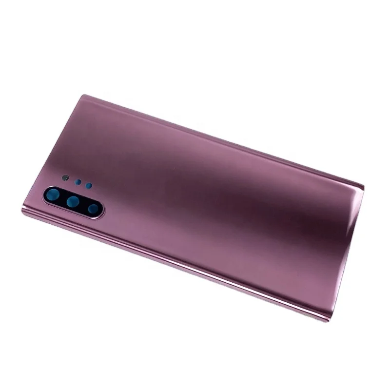 For SAMSUNG Galaxy Note 10 N970 N970F NOTE10+ Plus N9750 N975F Back Cover Battery Door Rear Glass Case Housing Shell Camera Lens