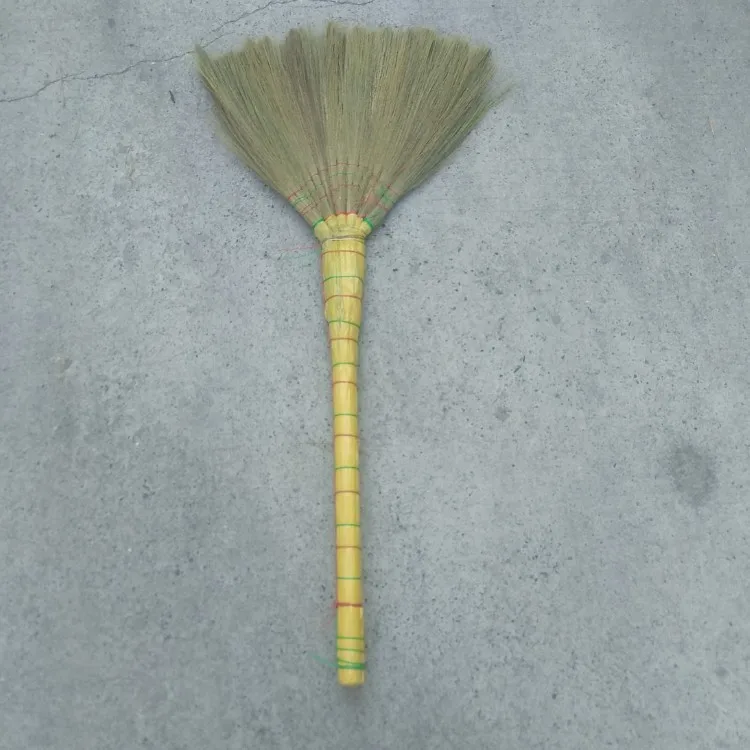 Soft Miscanthus Broom Household Hand Made Angle Brooms Natural Environmental Protection Hand Brooms