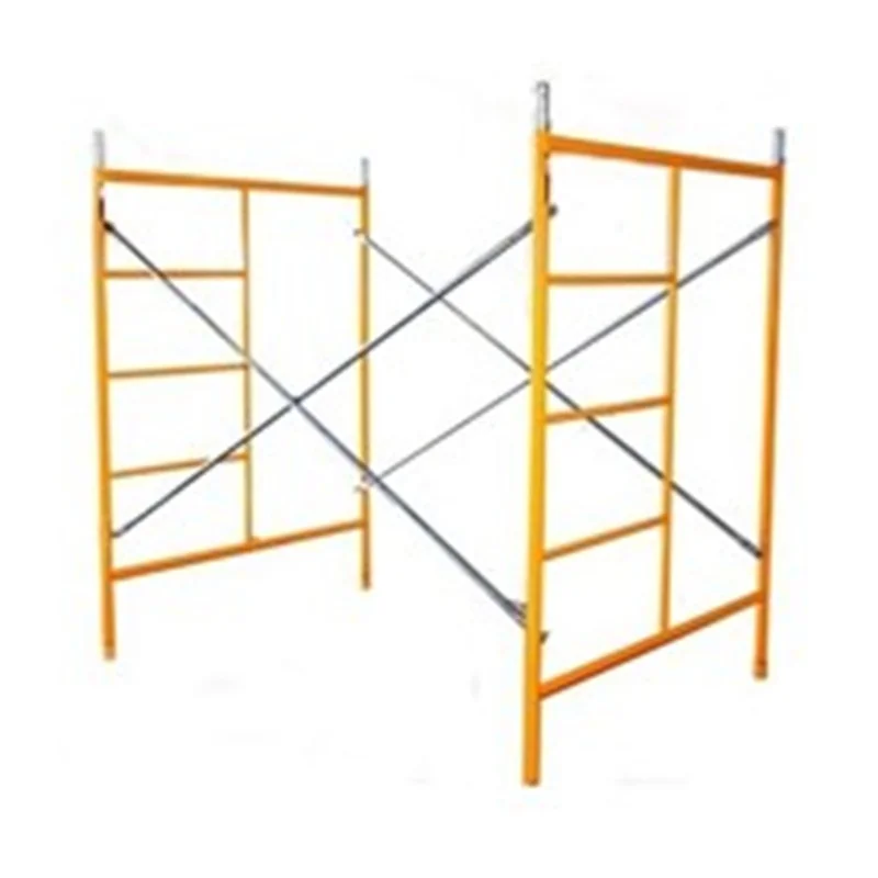 Factory Price Painted Ladder Scaffolding Adjustable Steel Scaffolding Frame With Great Quality