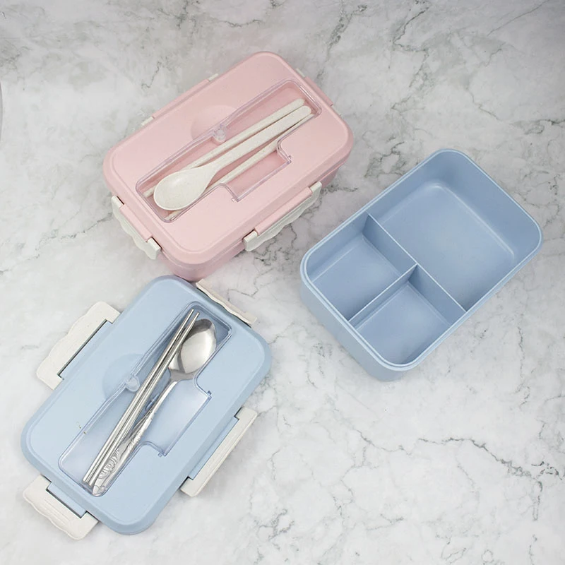 Eco Friendly Food Container Heatable Microwave Lunchbox Food Bento Children Portable Lunch box