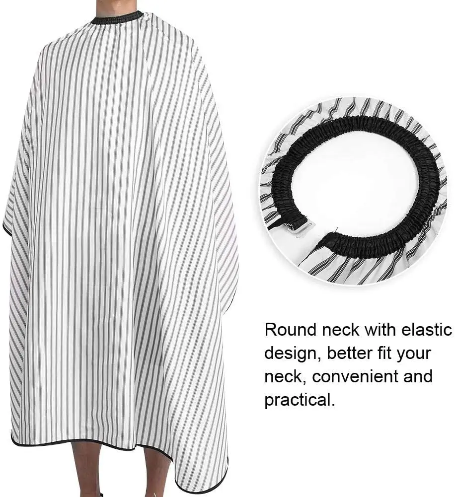 
Extra large Striped Hair Haircut Dyeing Cloth Hairdressing Apron Styling Barber Beauty Salon Accessory Tool 