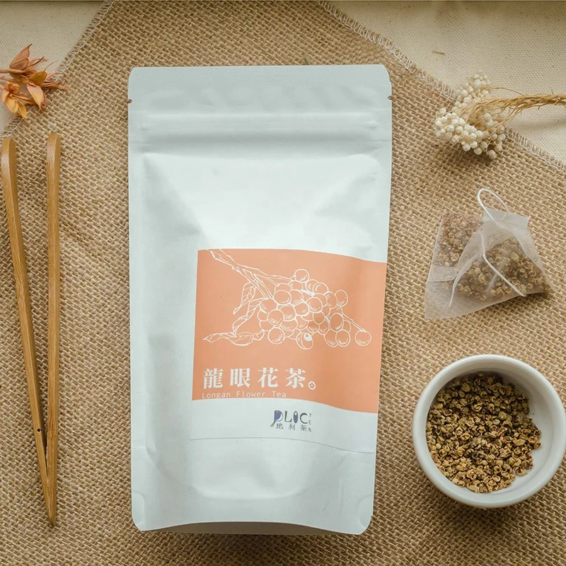 Taiwan Organic Natural Longan Flower Tea no Additives Tea Bag in Zipper Bag
