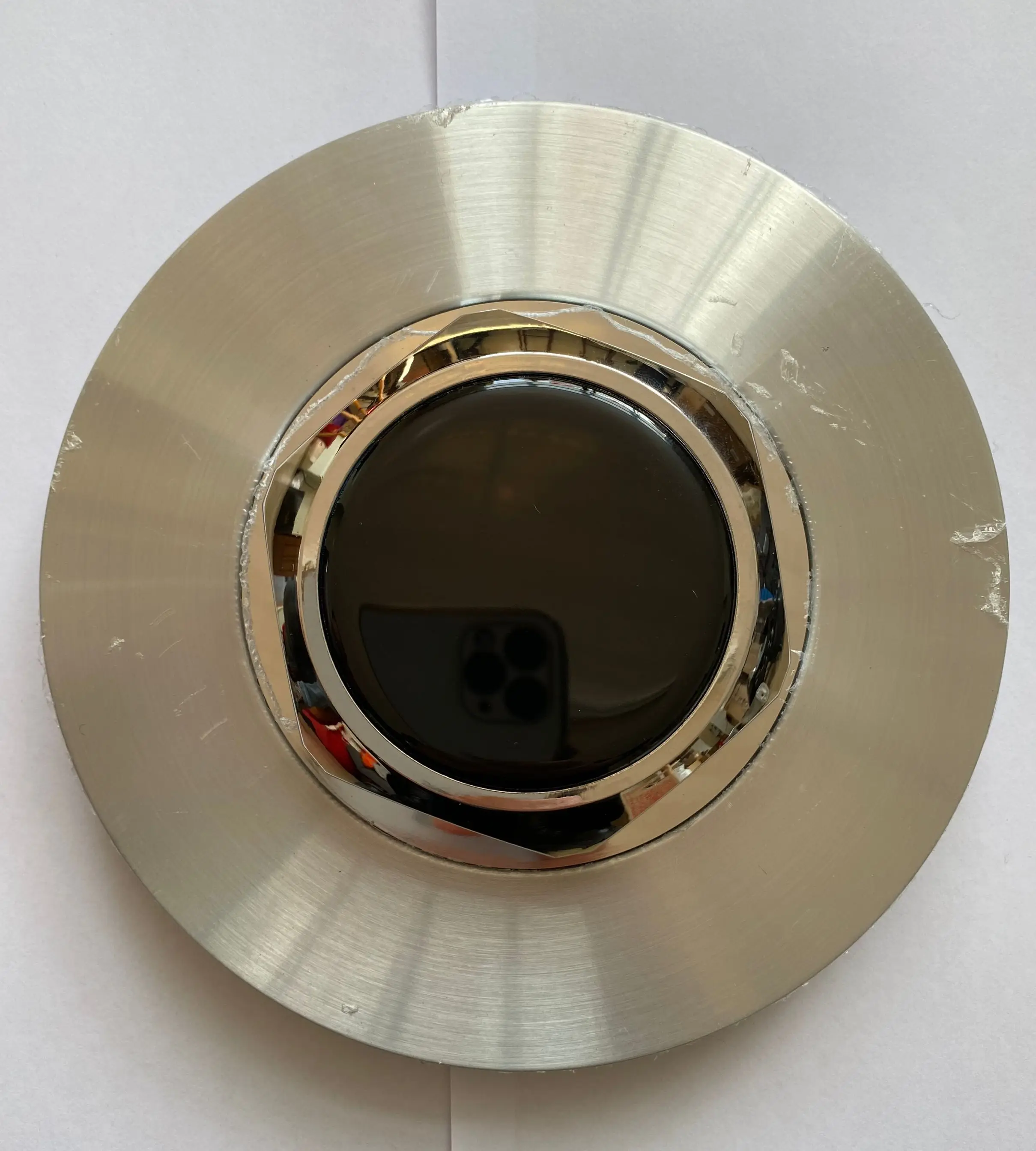 Car chrome wheel center cover