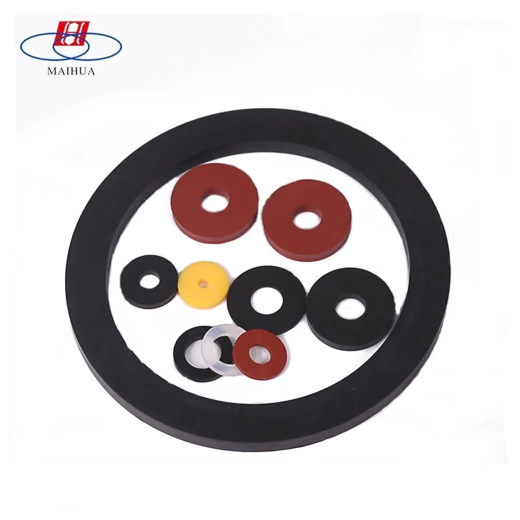 Silicone flat waterproof round rubber ring gasket for faucets