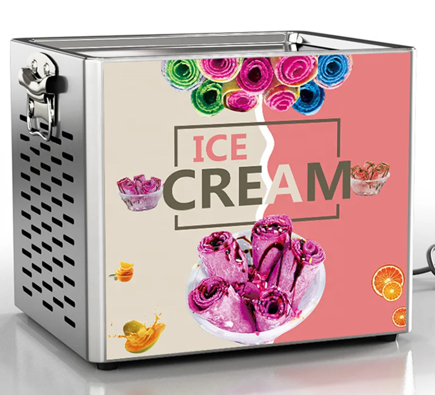 small  stainless ice cream making machine