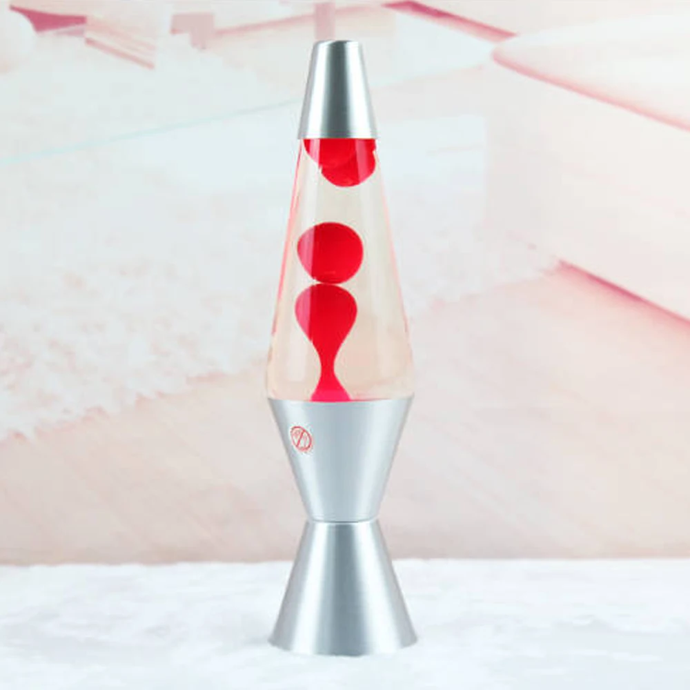 Factory direct saleHigh quality Lava Lamp 14.5-inch Silver Base night lights Fantasy Gift lamp floor lava lamp