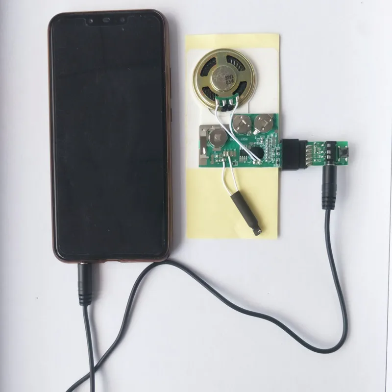 Высококачественный звуковой модуль с активацией светом, запись звука с помощью компьютера или телефона, для самостоятельной сборки, музыкальная упаковка, Подарочная коробка или игрушки